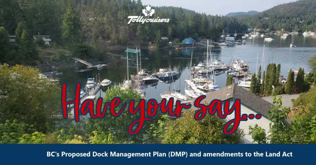 BC's Proposed Dock Management Plan (DMP) and amendments to the Land Act