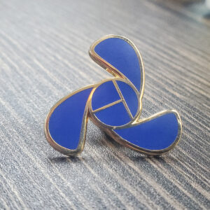 Navy Tollycraft Propeller Lapel Pin