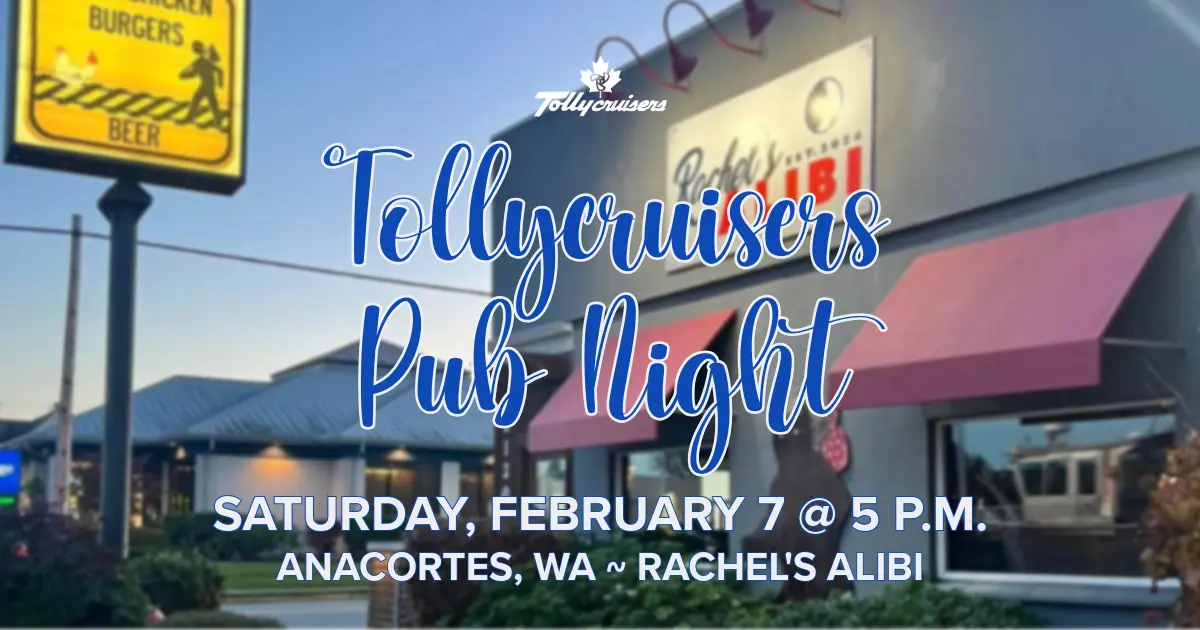 2026-WA-HOZ Canadian Tollycraft Pub Night Anacortes with Tollycruisers